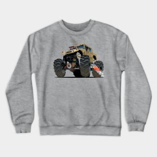 Cartoon monster truck Crewneck Sweatshirt